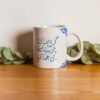 Persische Keramik Kaffeetasse - Molavi Kalligraphie Gedicht