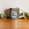 Persische Keramik Kaffeetasse - 2er Set Molavi Gedicht