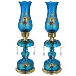Persische Kristall-Lüsterlampe im traditionellen Laleh-Design Shah Abbasi