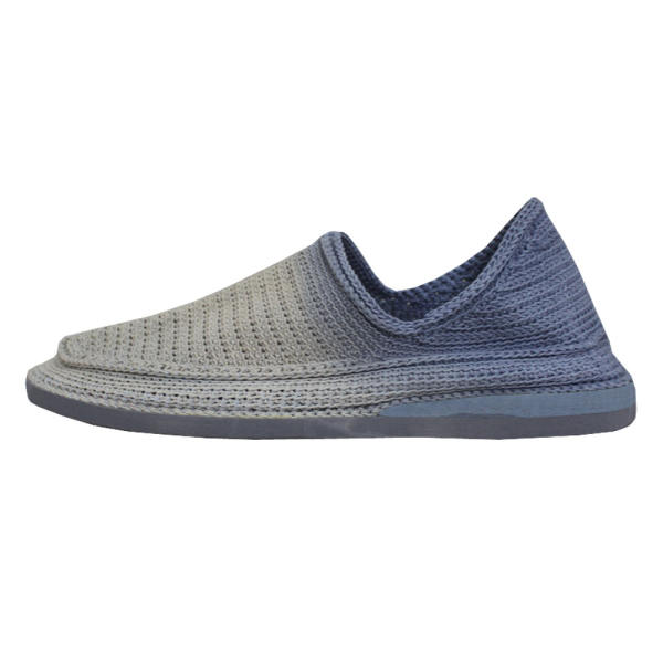 Giveh Schuhe - Persische Handgefertigte Atmungsaktive Fußbekleidung Weiß & Blau