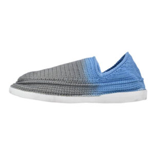Giveh Schuhe – Persische Handgefertigte Atmungsaktive Fußbekleidung Blau & Grau