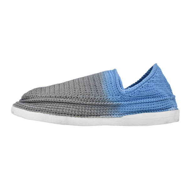 Giveh Schuhe - Persische Handgefertigte Atmungsaktive Fußbekleidung Blau & Grau