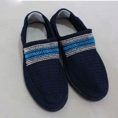 Giveh Schuhe – Persische Handgefertigte Atmungsaktive Fußbekleidung Marineblau Klash