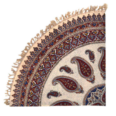 Persisches Tischtuch: Isfahans traditionelle Kalamkari Blockdruck Eslimi