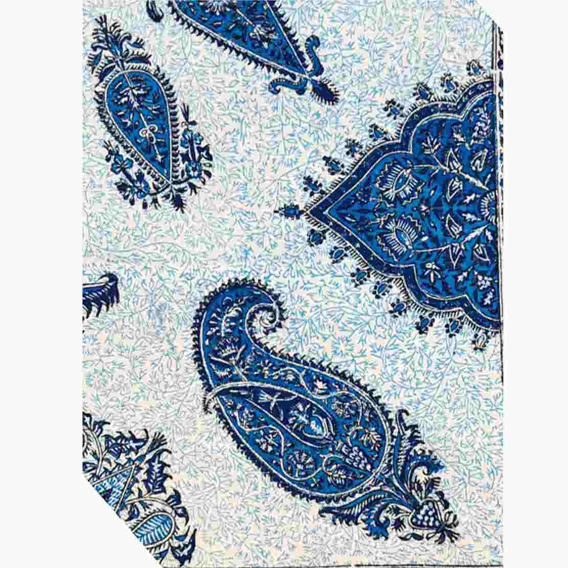 Persisches Tischtuch: Isfahans traditionelle Kalamkari Blockdruck Sonne