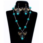 Persisches Morghe Amin Schmuckset Modell Schmetterling
