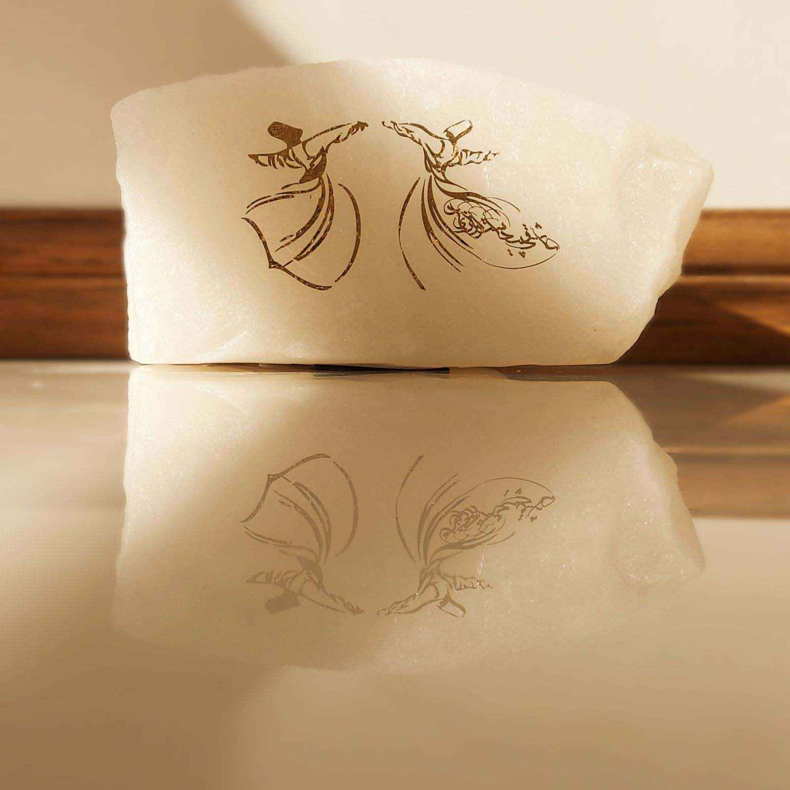 Persische Glow-Salzklemme – Handgefertigt mit Sama-Tanz-Design