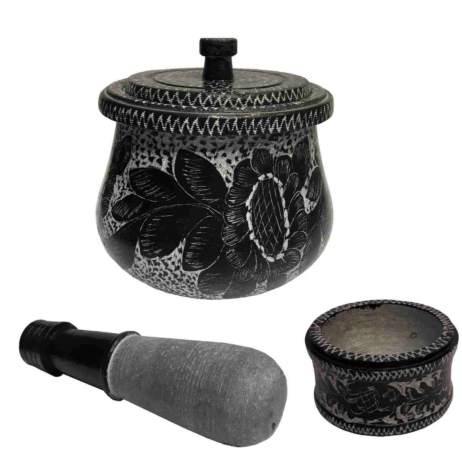 Persischer Steintopf Dizi mit Deckel zum Kochen von Abgoosht – Blume