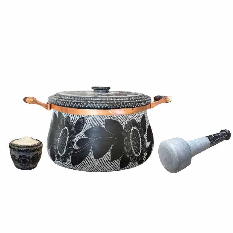 Persischer Steintopf Dizi mit Deckel zum Kochen von Abgoosht – Golsar
