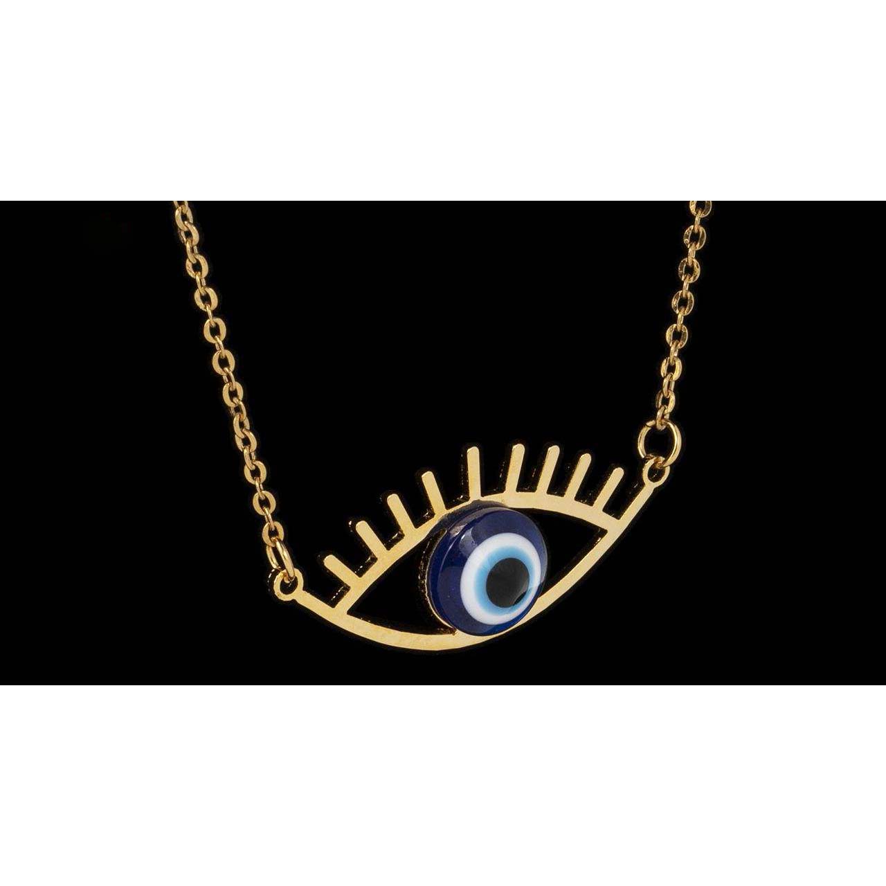 Stahlkette Künstlerischer Cheshm Nazar (Böser Blick)