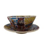 Set von Handgefertigten Dekorativen Töpferplatten & Schalen Shahnameh