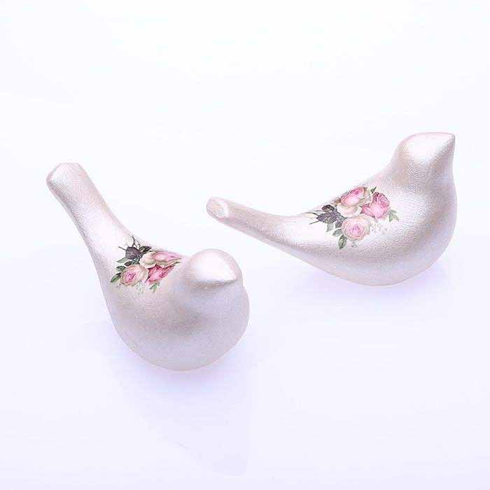 Set aus persischen Töpfer Teelicht Haltern Granatapfel & Vogel