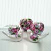 Set aus persischen Töpfer Teelicht Haltern Modell Rose