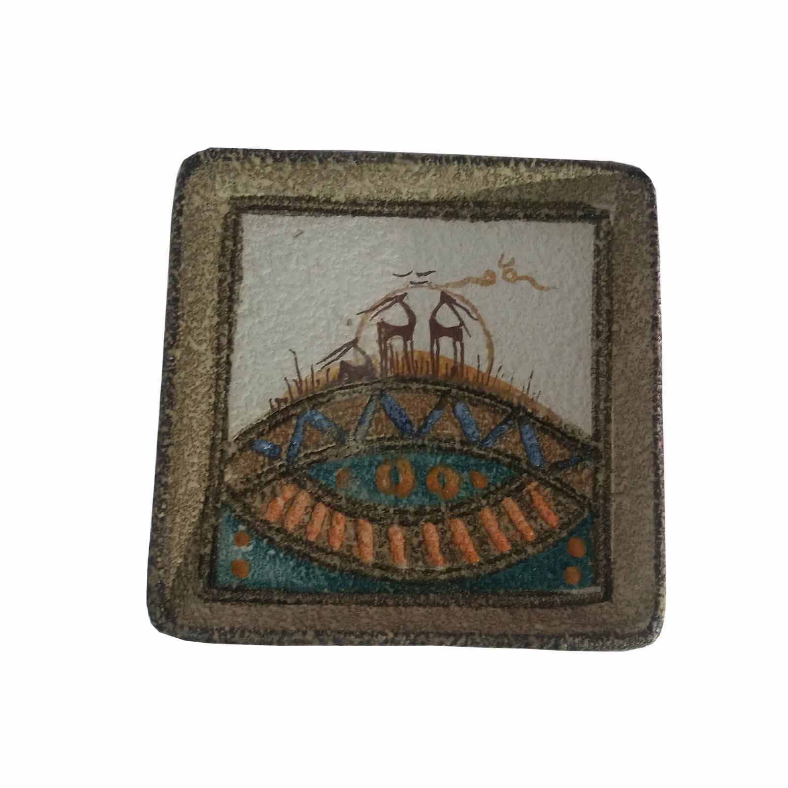 Künstlerische Töpfertasse – Dekorativ mit Untersetzer, Mzlsm Modell