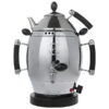 Elektrischer Stahl-Samowar Teekocher Glatte Oberfläche 6-Liter