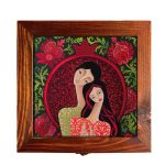 Holzbox zum Verschenken mit persisch inspiriertem Muster Liebe
