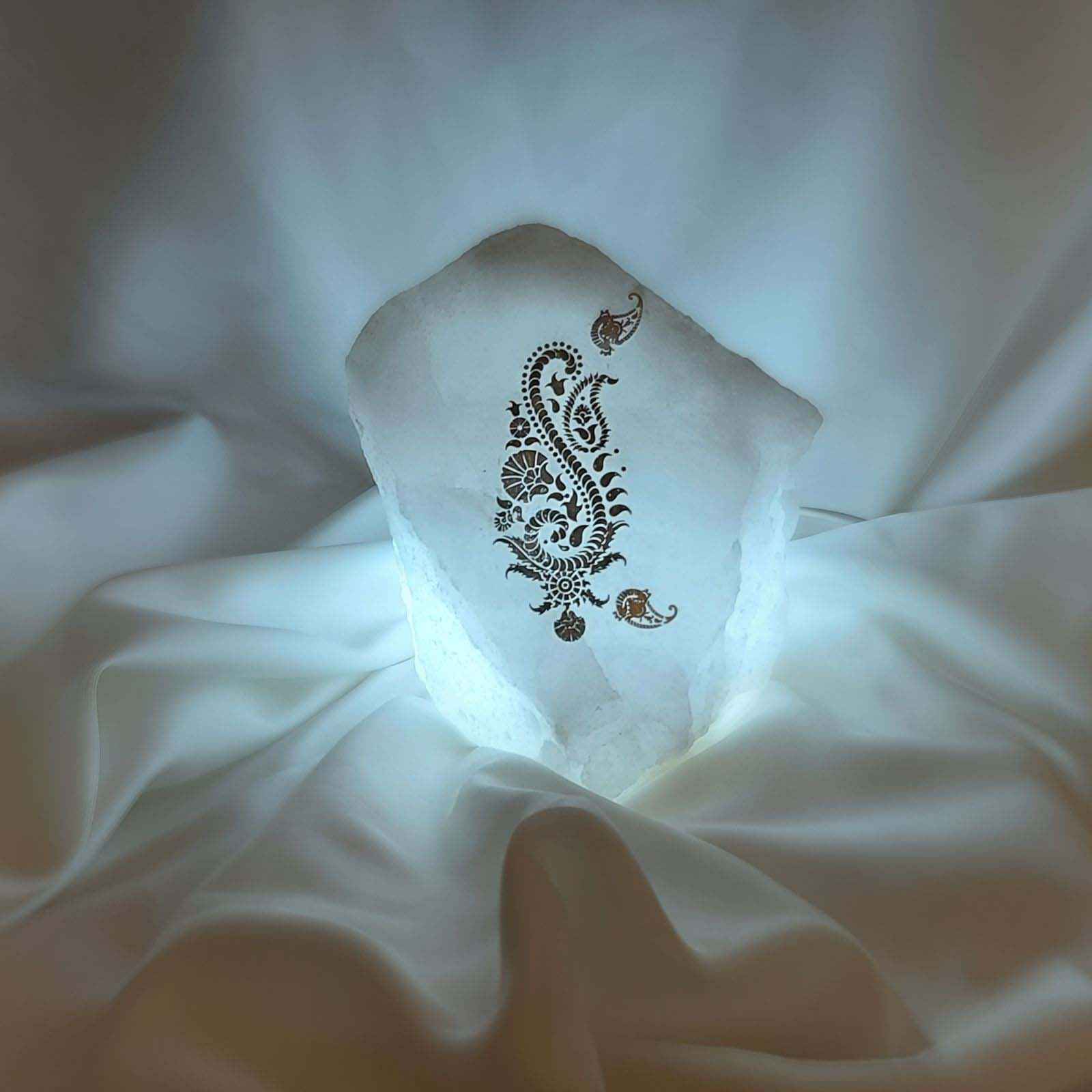 Persische Glow-Salzklemme – Handgefertigt mit künstlerischem Design