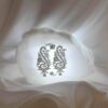 Persische Glow-Salzklemme - Handgefertigt mit Paisley-Design