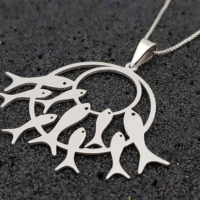 Set aus Silberkette & Ohrringen Modell Mahi