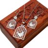Persisches Morghe Amin Schmuckset Modell Silber