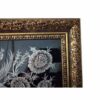 Handgefertigte, gerahmte persische gravierte Kupferkunst Vögel – Traditionelle Wanddekoration