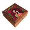 Holzbox zum Verschenken mit persisch inspiriertem Muster Liebe