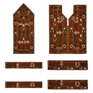 Handgefertigtes Balochi besticktes Kleidungsstück – Modell Goldar
