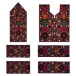 Handgefertigtes Balochi besticktes Kleidungsstück – Goldar