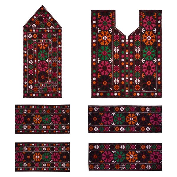 Handgefertigtes Balochi besticktes Kleidungsstück - Goldar