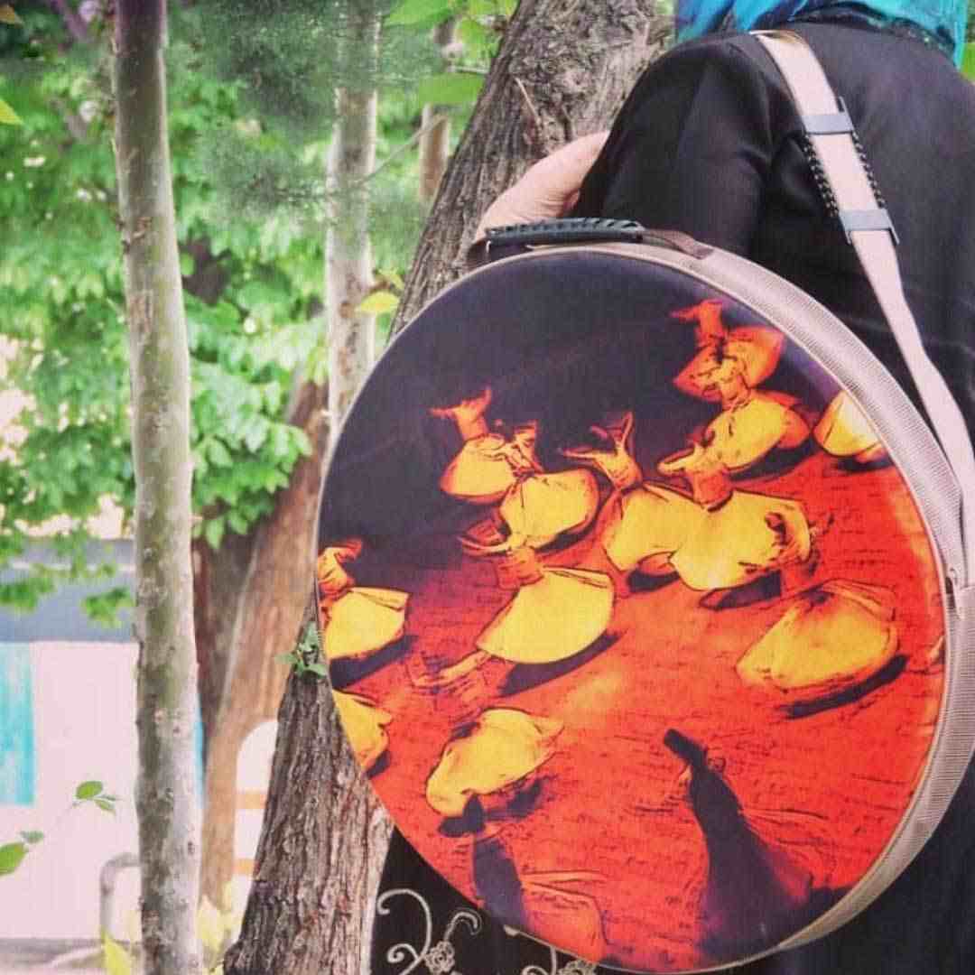Weiches Etui für persische Daf-Trommel, Modell Sama Dance