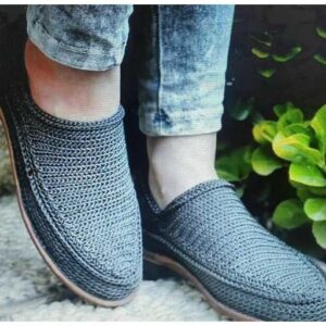 Giveh Schuhe – Persische Handgefertigte Atmungsaktive Fußbekleidung Grauer Klash
