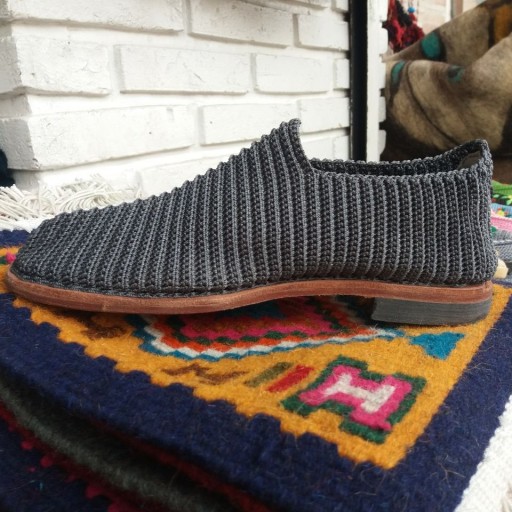 Giveh Schuhe - Persische Handgefertigte Atmungsaktive Fußbekleidung Grauer Klash