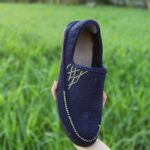 Giveh Schuhe – Persische Handgefertigte Atmungsaktive Fußbekleidung Marineblau