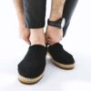 Giveh Schuhe - Persische Handgefertigte Atmungsaktive Fußbekleidung Schwarz