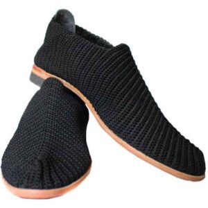 Giveh Schuhe – Persische Handgefertigte Atmungsaktive Fußbekleidung Schwarzer Klash