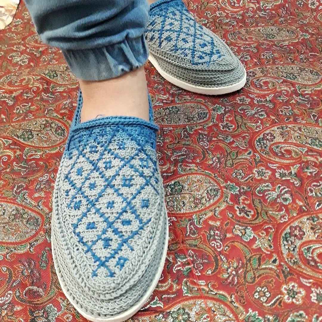 Giveh Schuhe - Persische Handgefertigte Atmungsaktive Fußbekleidung Zanjan