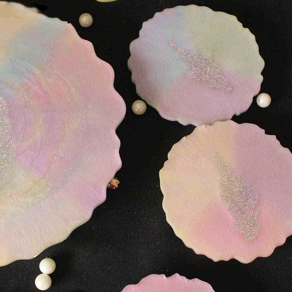 Harz Haft-sin Set für Nowruz Persisches Neujahr Regenbogen