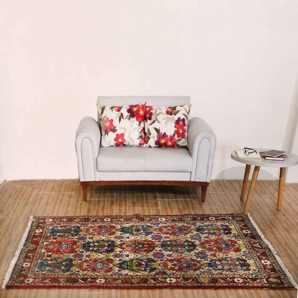 Persischer Teppich handgeknüpft Modell Garten