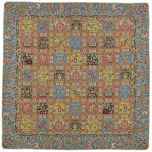 Persische Termeh-Tischdecke, luxuriös mit Blumenmuster Bakhtiari