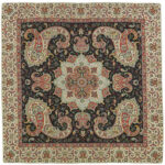 Termeh-Tischdecke, luxuriös mit persischem Paisley-Muster Diamond
