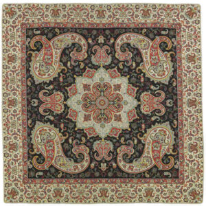 Termeh-Tischdecke, luxuriös mit persischem Paisley-Muster Diamond