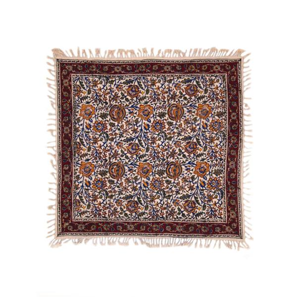 Persisches Tischtuch: Isfahans traditionelle Kalamkari Blockdruck Qajar