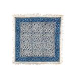 Persisches Tischtuch: Isfahans traditionelle Kalamkari Blockdruck Floral