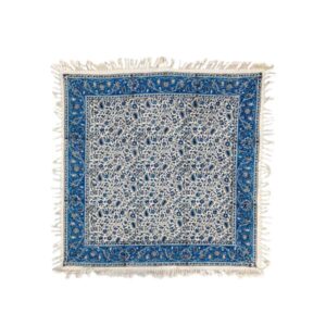 Persisches Tischtuch: Isfahans traditionelle Kalamkari Blockdruck Floral