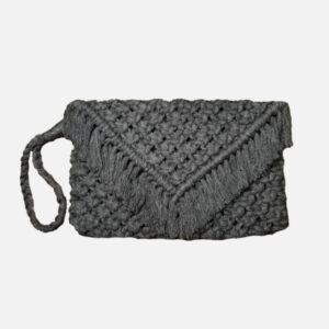 Macrame Clutch Handbag in Boho Style – Model Goshe