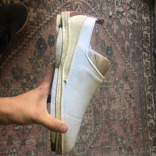 Handgefertigte 100% Baumwolle Giveh e Maleki Schuhe