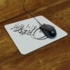Schreibtisch-Mauspad mit kunsthandwerklichem persischem Kalligraphie-Muster Sokhan