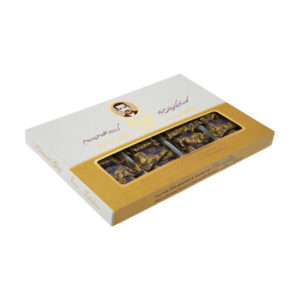 Kermani Gaz – Traditionelles persisches Nougat mit 28 % Pistazien und Mandeln und Rosenwasser