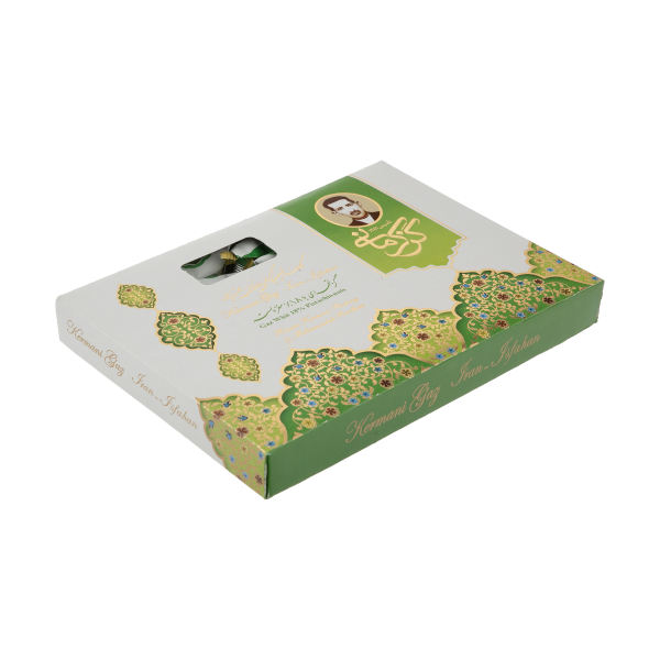 Kermani Gaz - Traditionelles persisches Nougat mit 18 % Pistazien und Rosenwasser