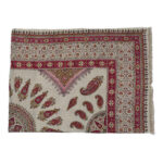 Persisches Tischtuch: Isfahans traditionelle Kalamkari Blockdruck Sonne